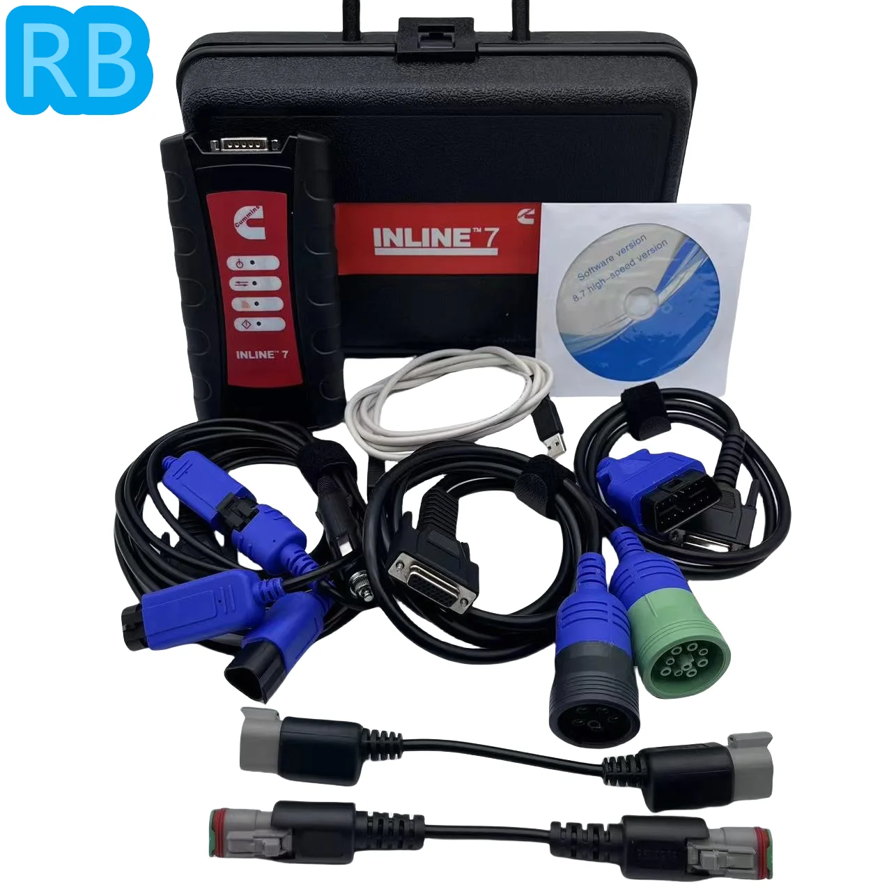 for Cummins INLINE 7 Data Link Adapter for Cummins Truck Diagnostic Tool With for Cummins Insite 8.7 8.9 Software