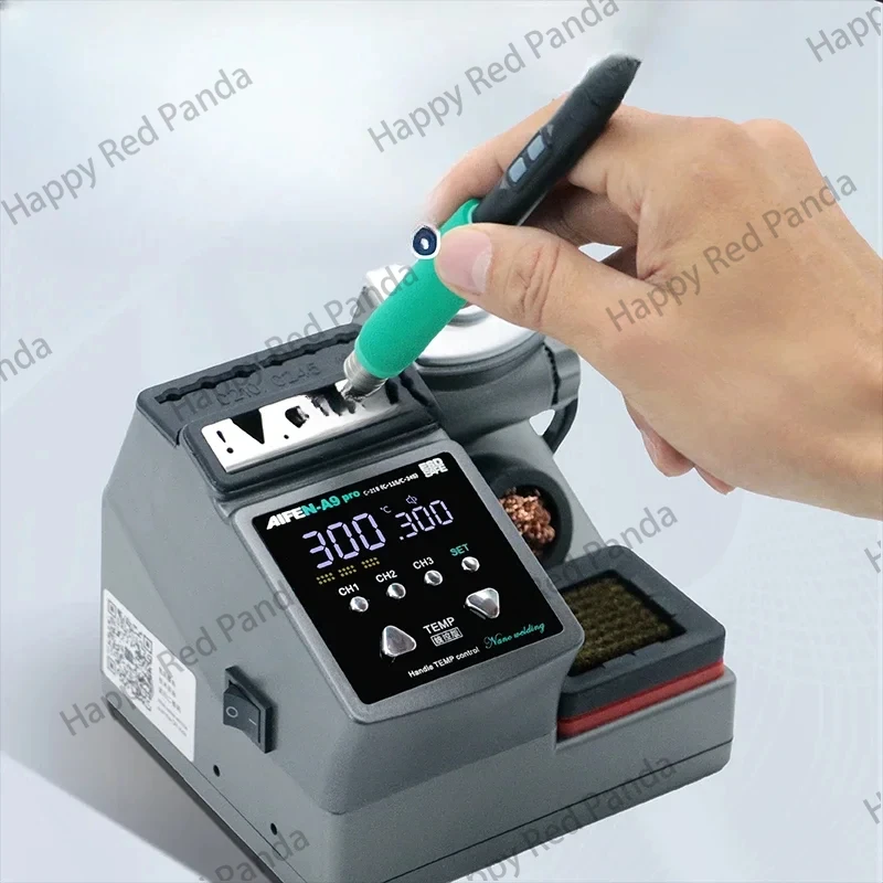 A9PRO Soldering Station Compatible SUGON Soldering Iron Tip 210/245/115 Handle Control Temperature Welding Rework Station