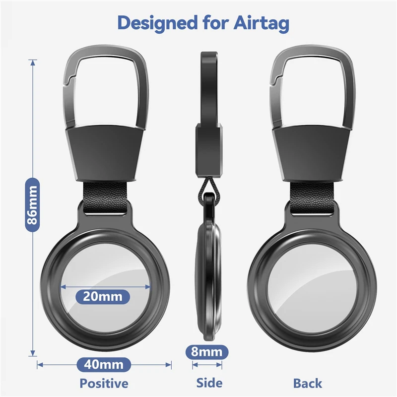 حافظة امتزاز مغناطيسي لهاتف Apple Airtags الغطاء الواقي ملحقات المقتفي المضادة للخدش كم سلسلة المفاتيح لحقيبة علامة الهواء
