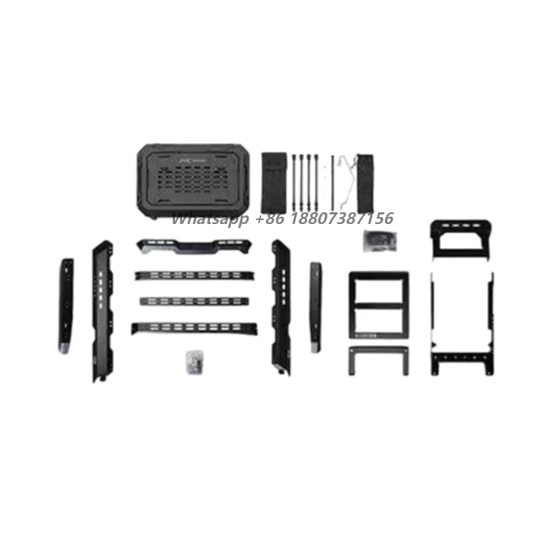 

High Quality External Three Piece Telescopic Side Ladder, Alloy Roof Frame & Side Cover for BYD Leopard 5 Accessories
