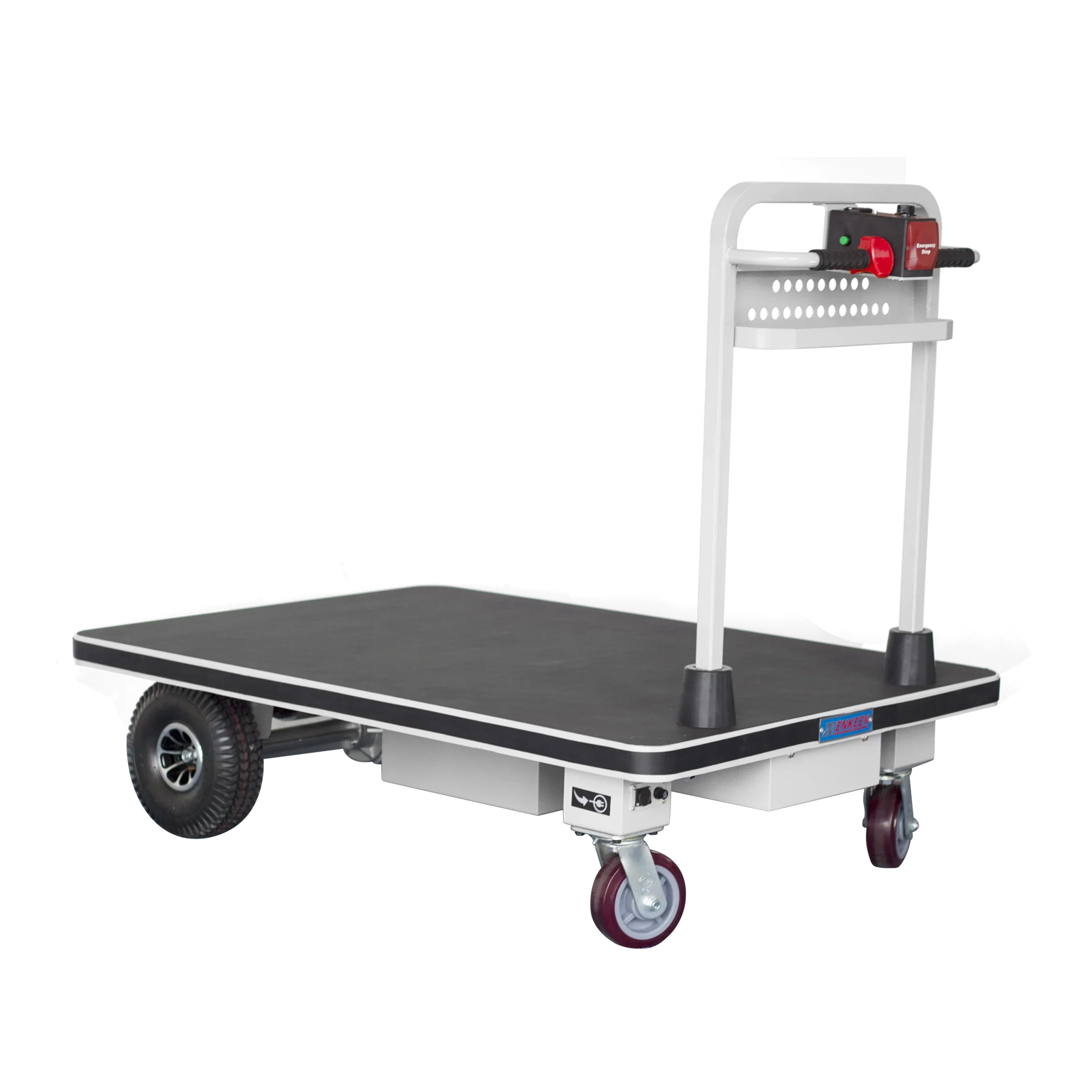 NK 114 Heavy    Mover Trolley 1000KG Powered Flatbed Cart Material Handling Logistics Electric Trolley