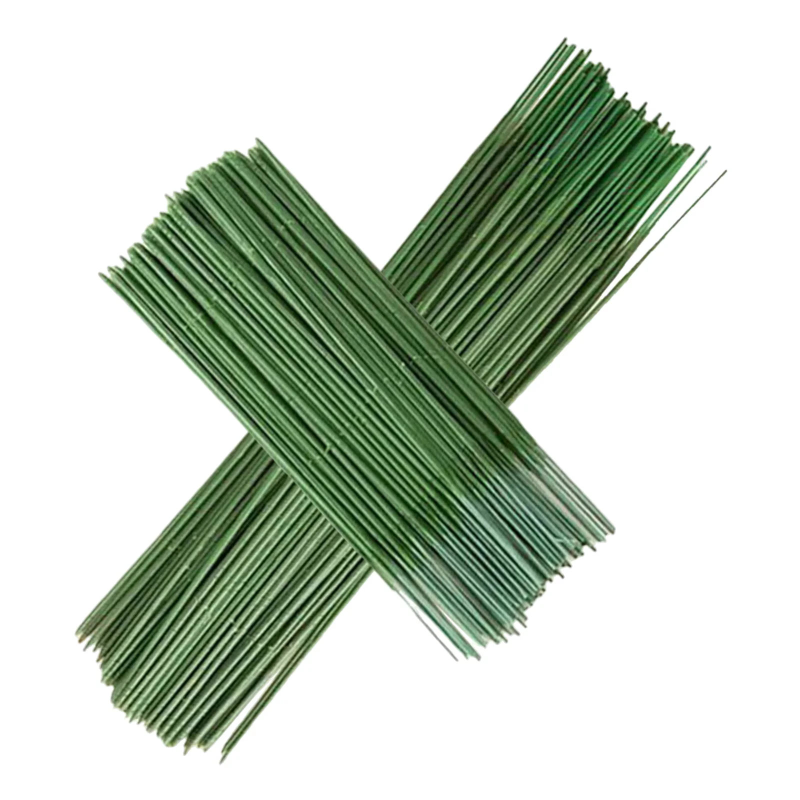 

100Pcs Artificial Flower Stems Strong Plastic Floral Rod Supports for Wedding Party Garden Office Decoration Floral Stem