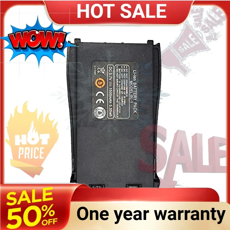 SWZY For BAOFENG BF-888S Battery 3.7V 1500mAh Battery for Baofeng 888s BF-666S BF-777S BF-88E Compatible with Baofeng Walkie Tal