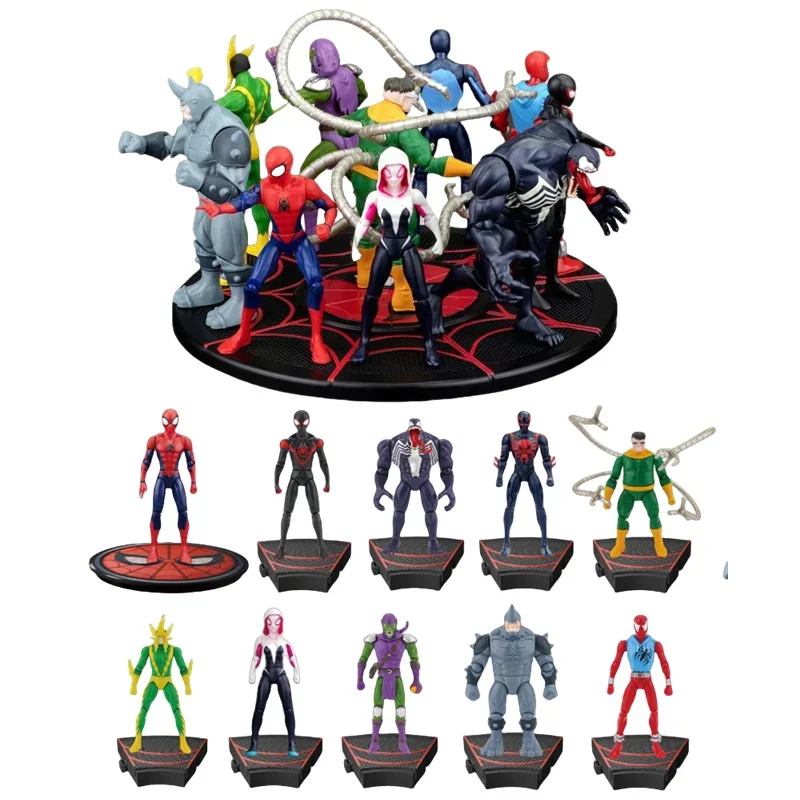 Spider-Man MILES MORALES SPIDER GWEN SPIDER-MAN 2099 DR.OCTOPUS SCARLET SPIDER ELECTRO VENOM Actionfigur Bausatz