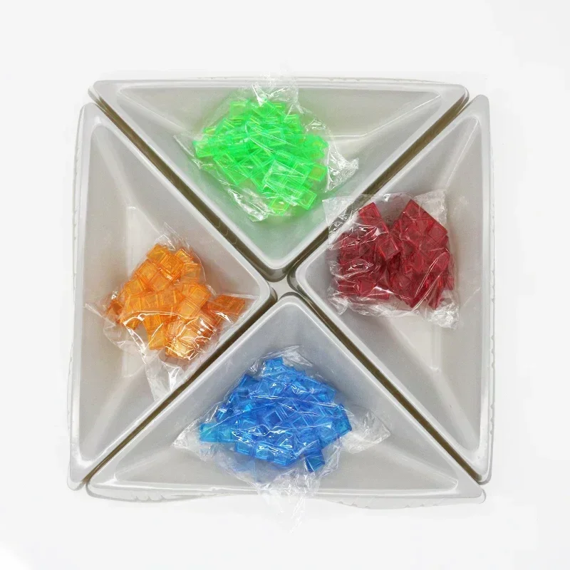 Outil de formation logique Montessori, planche Blokus 3D, jeu de compétition familiale, cadeau d'anniversaire adapté à tous âges