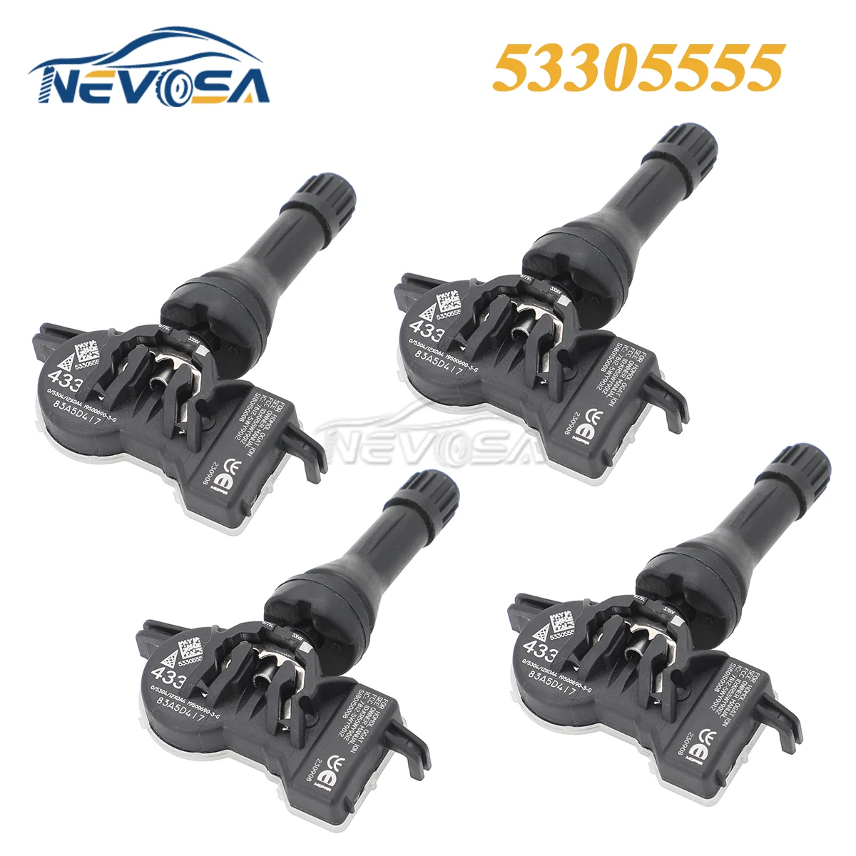 

NEVOSA 53305555 TPMS Sensor For Jeep Compass Grand Cherokee Renegade Chrysler Pacifica 200 Voyager Dodge Durango Fiat 500X