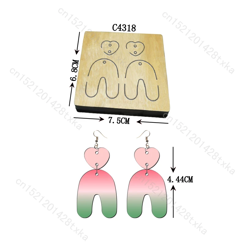 

Новые серьги Деревянные штампы для резки Скрапбукинг C4318 Несколько стилей