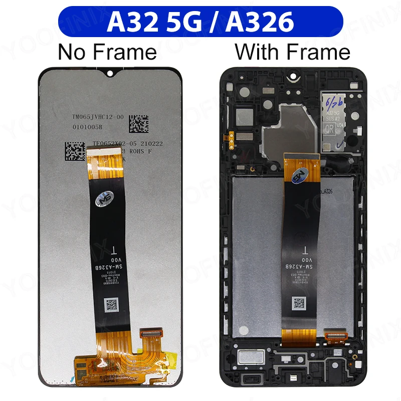 CHOICE For Samsung Galaxy A32 4G LCD Display SM-A325F Touch Screen Digitizer For Samsung A32 5G LCD SM-A326B Replacement Parts