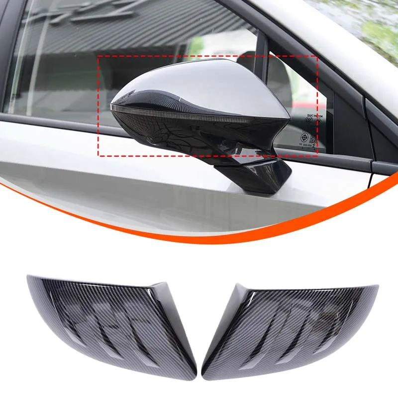 ل MG MG4/ماجنوليا 2022 2023 2024 غطاء مرآة خارجي حافظة واقية اكسسوارات السيارات الديكور ABS #5