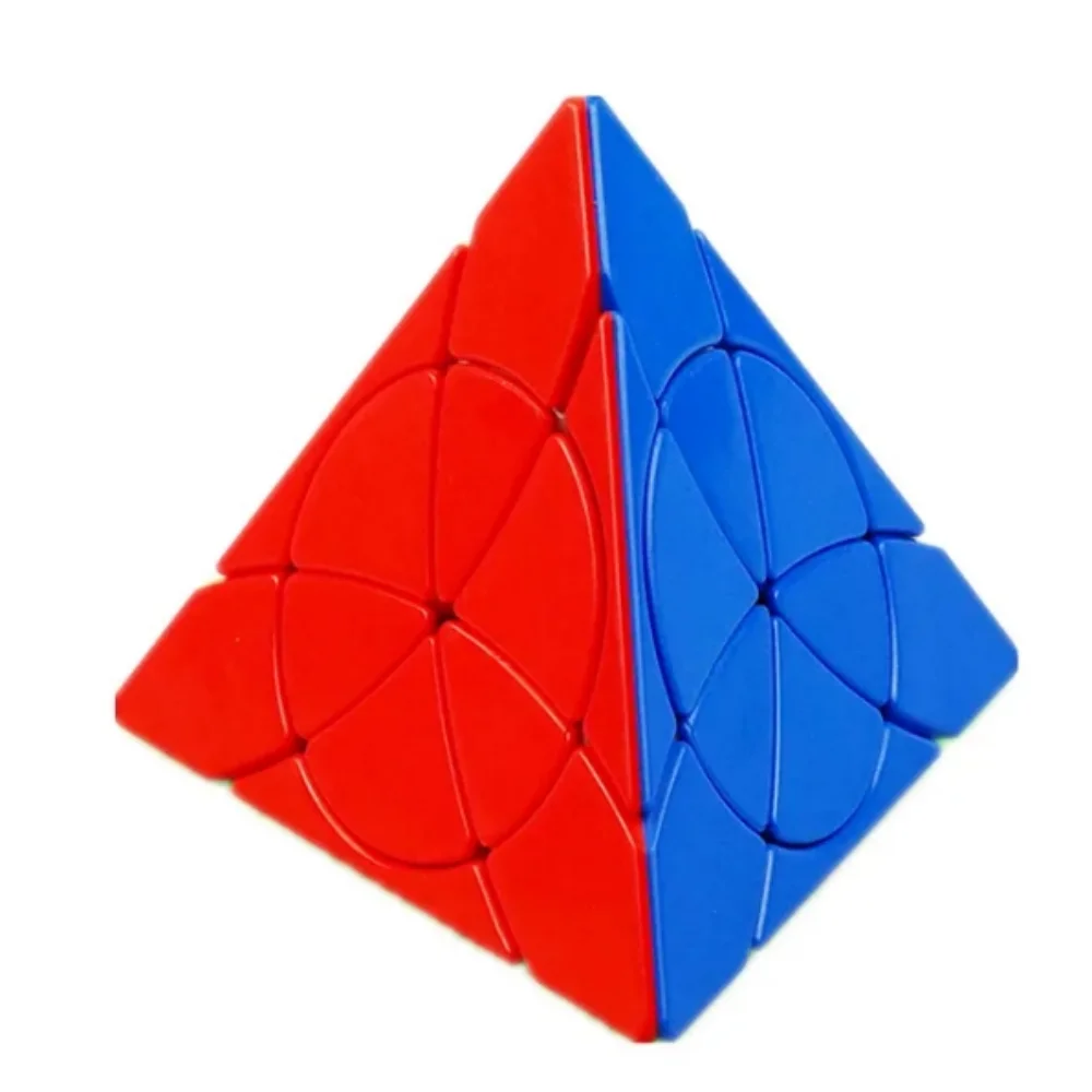 

YongJun YJ Petal Pyramind Cube Pyramid Triangle Four-axis Tetrahedron Puzzle Cube Smooth Turning Cube Toy