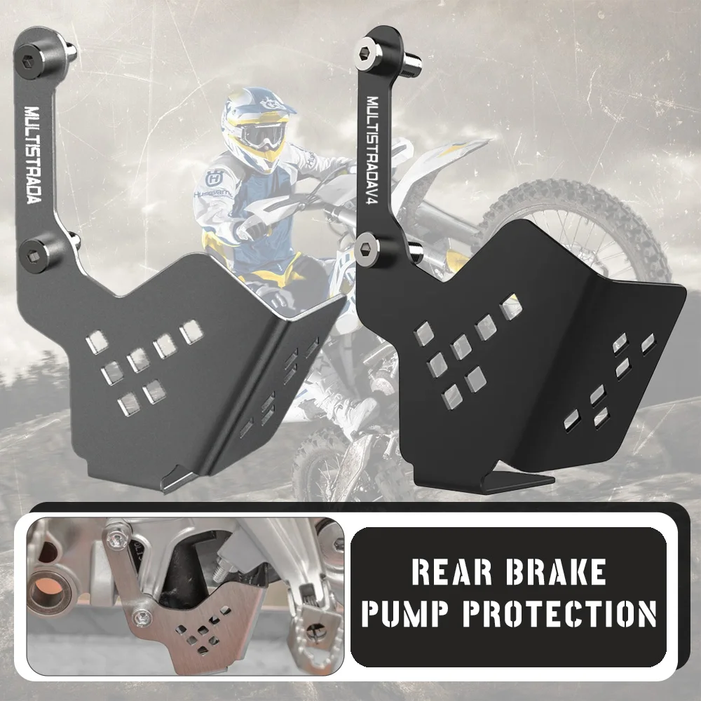 

Multistrada V4 For Ducati MultistradaV4/S V4S V4 S Pikes Peak 2021 2022 2023 2024 Accessories Rear Brake Pump Cover Protector