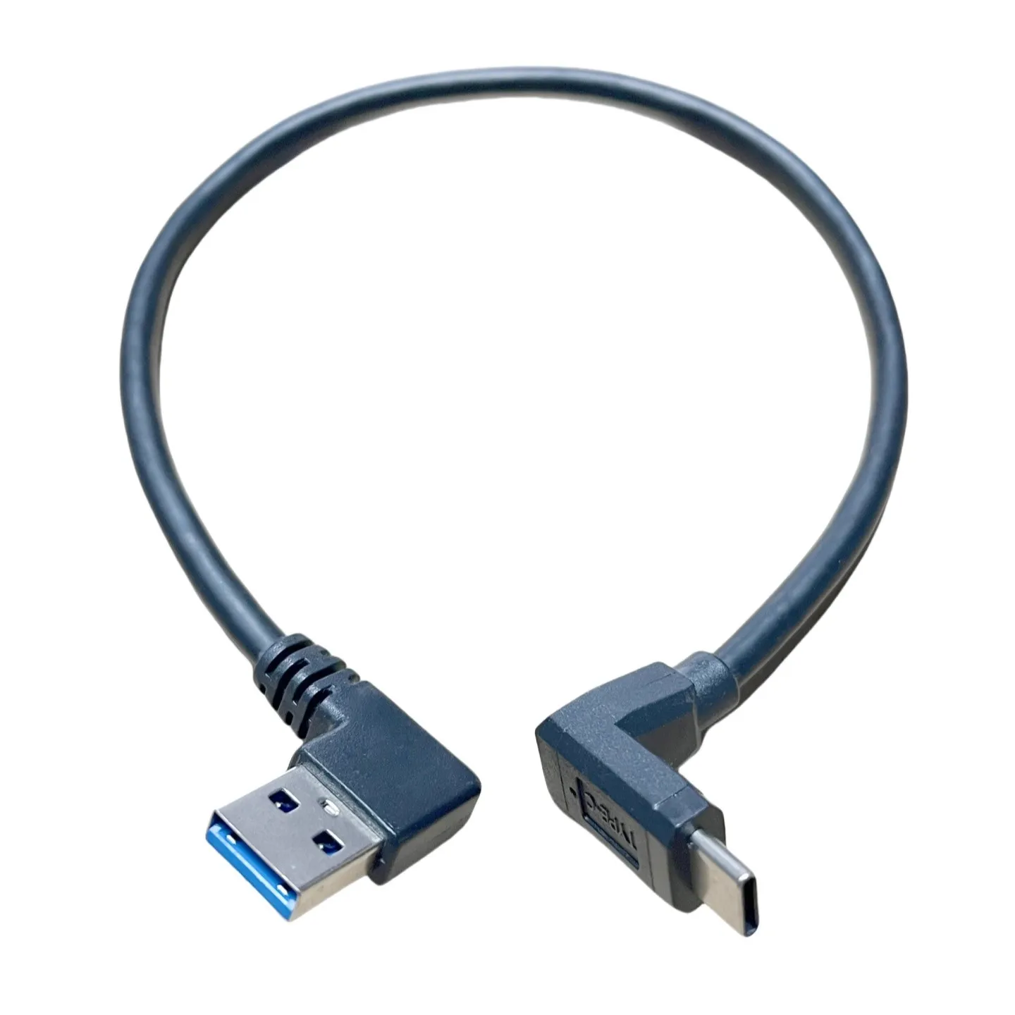 30 سنتيمتر 10Gbps USB3.0 يمين يسار إلى USB C لباد برو سامسونج غالاكسي S24 S25 للتبديل M2 SSD NVME USB3.0 كابل بيانات فائق السرعة #4