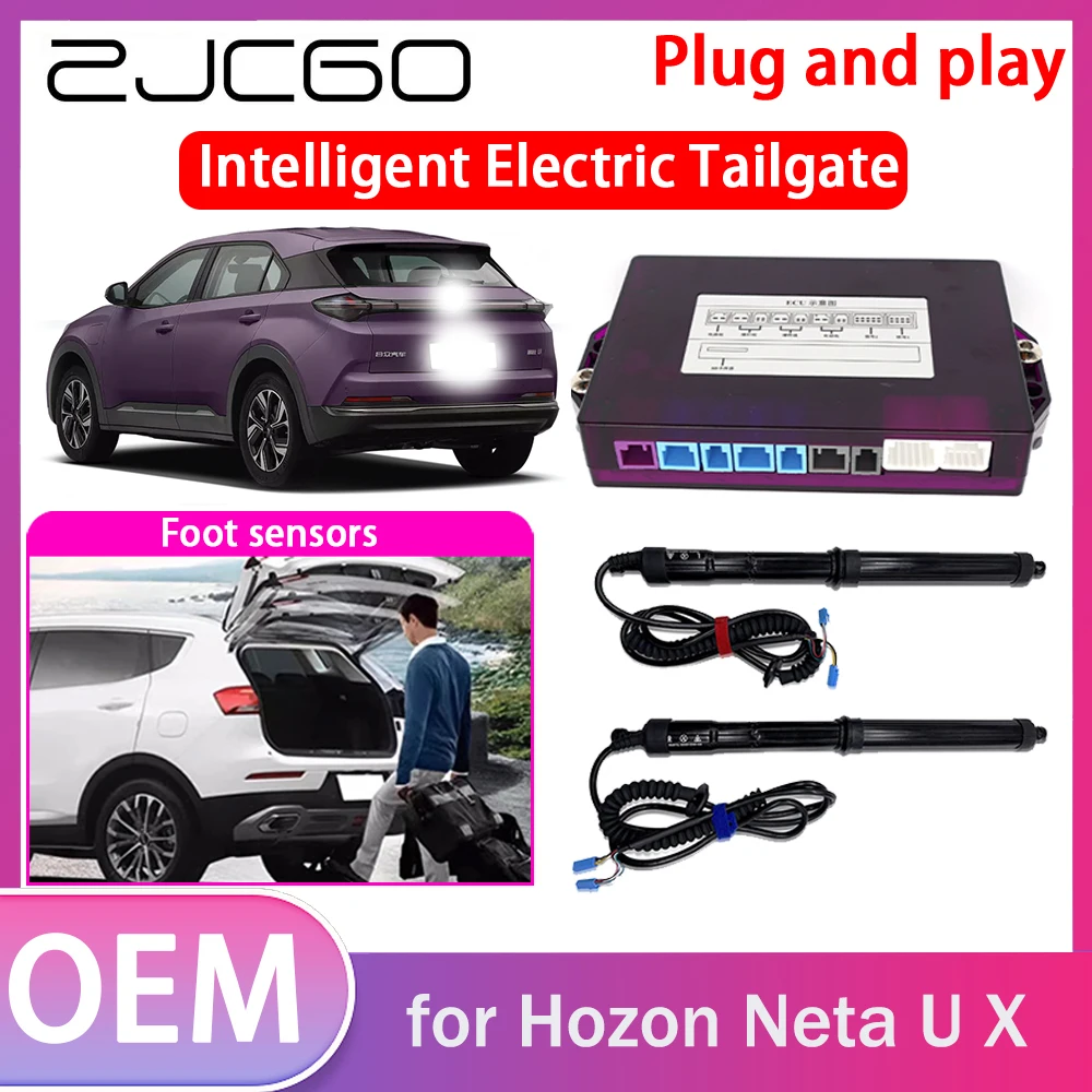 

ZJCGO Electric Tailgate Lift Drive Trunk Opening Tail Gate Lift Soft Close Car Door for Hozon Neta U X 2020 2021 2022 2023 2024