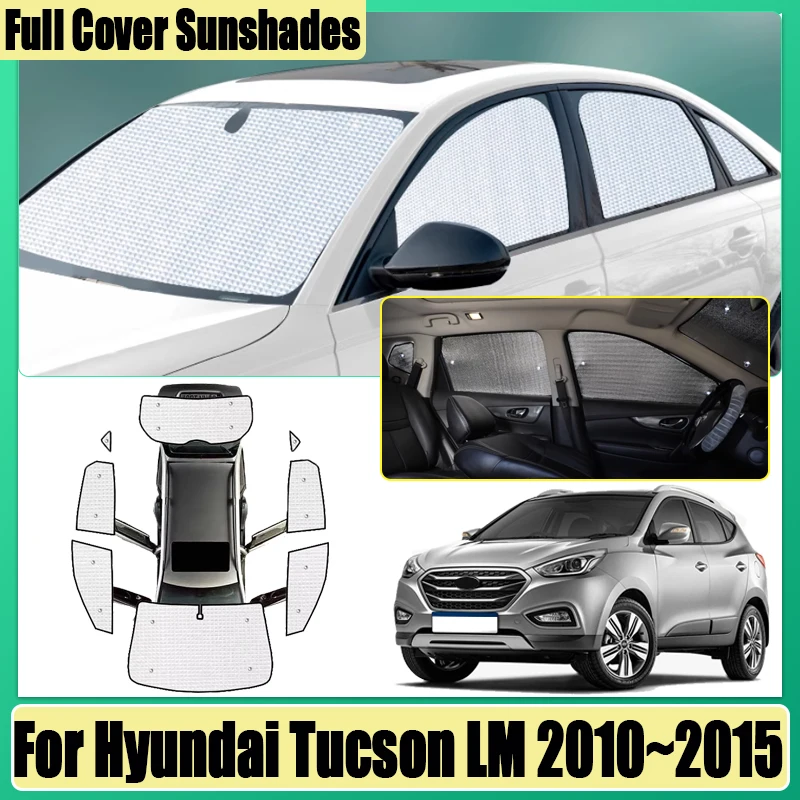 

Car Covers For Hyundai Tucson ix ix35 LM 2010~2015 Auto Full Coverage Sunshade Anti-UV Auto Visors Privacy Blocks Accessories