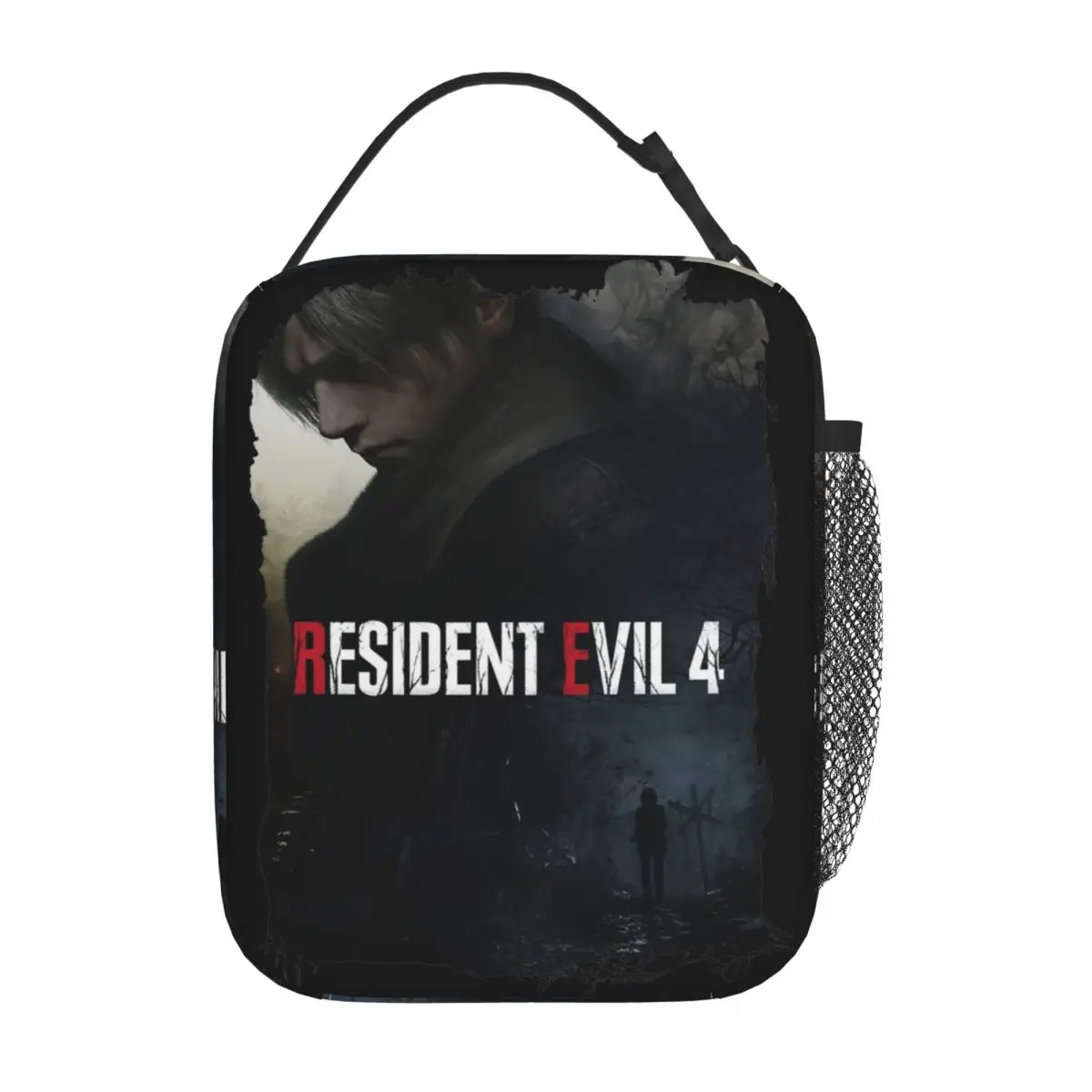 Resident Evils 4 Leon Kennedy Accessories Insulated Lunch Bag For Travel RE4 Games Food Box Portable Cooler Thermal Lunch Boxes