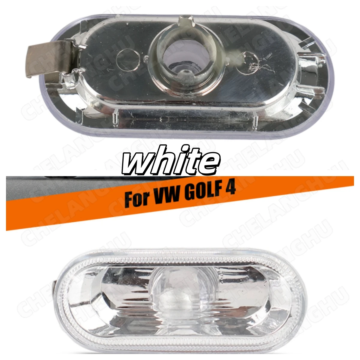 2 uds luz de coche para SEAT Leon 2000 2001 2002 2003 2004 2005 2006 indicador lateral de estilo de coche luz de señal de giro repetidor de lámpara
