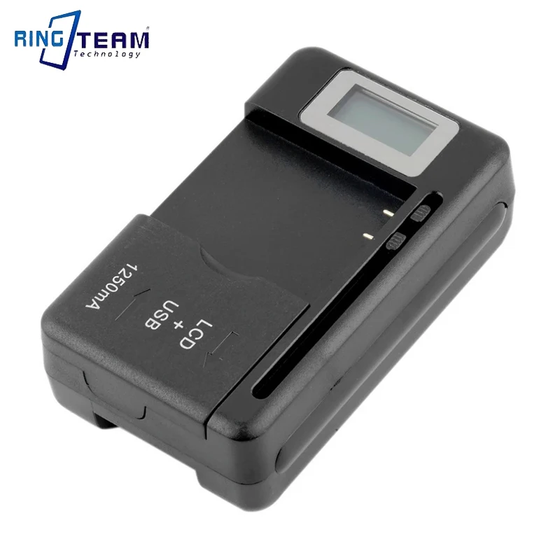 Mobile Battery Charger Universal LCD Indicator Screen USB-Port Cell Phone Chargers Battery Charging US EU Plug Seat Charge