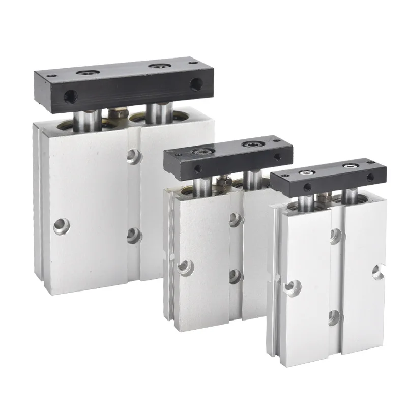 Double Shaft Pneumatic Cylinder TN/TDA20 Bore 20mm Stroke 10/20/25/30/40/50/60/70/75/80/100/125mm with Magnet