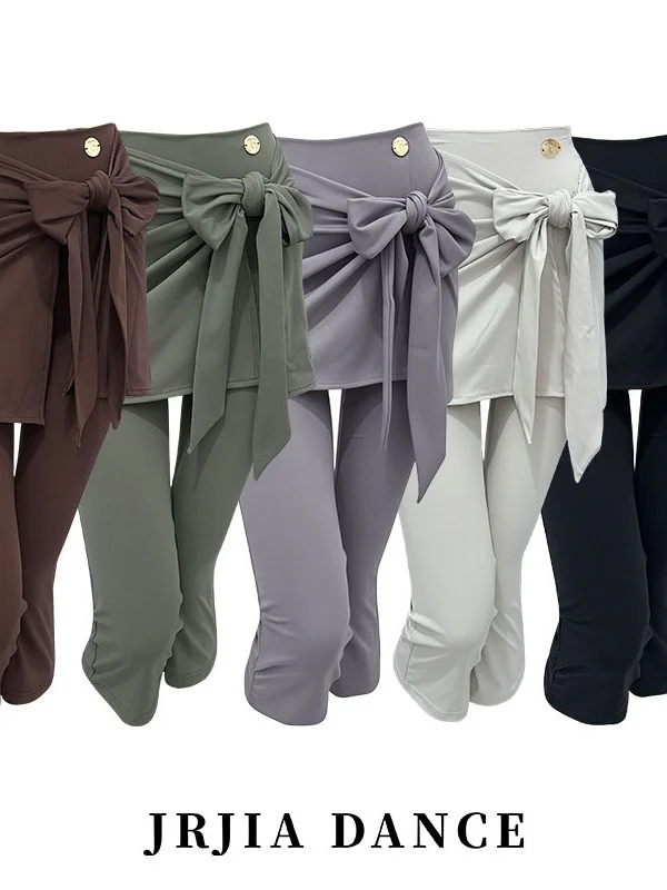 softchen-7-10-bootcut-pants-for-women-latin-dance-practice-uniforms-multi-color-high-elasticity-quick-dry-training-clothes
