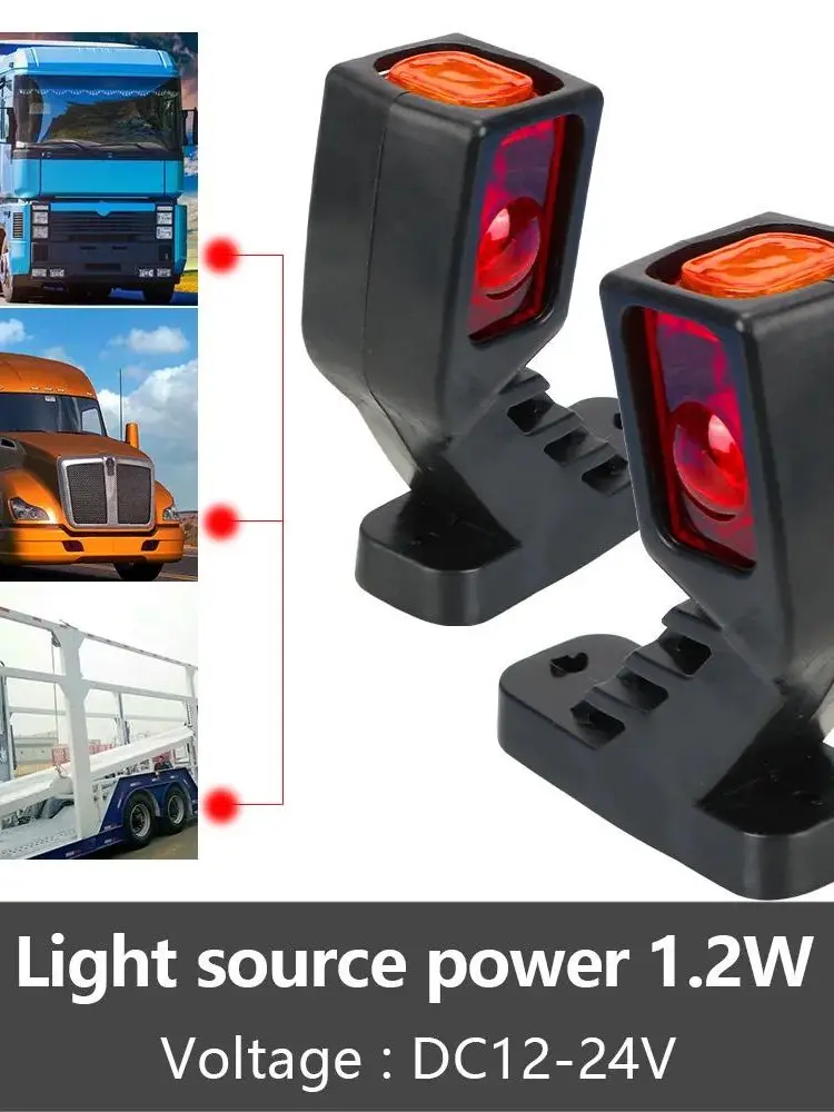 トラックランプ-224v-led-サイドマーカーライト-インジケーターランプ-車両の安全のため-簡単設置-耐久性のある-led-照明
