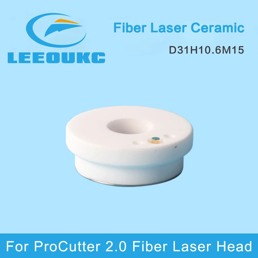 LEEOUKC Laser Ceramic Dia.31mm M15 Thread Ref. KT X Used For ProCutter 2.0 Laser Cutting  Head