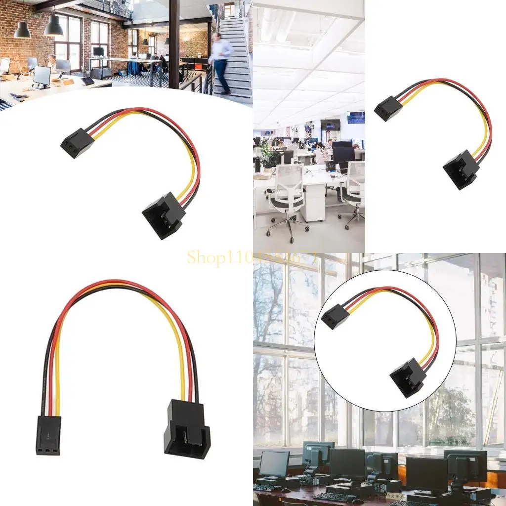 Бестселлер-15-см-Кабель-переходник-для-кабеля-вентилятора-от-маленького-3-контактного-к-маленькому-4-контактному-для-легкого-к