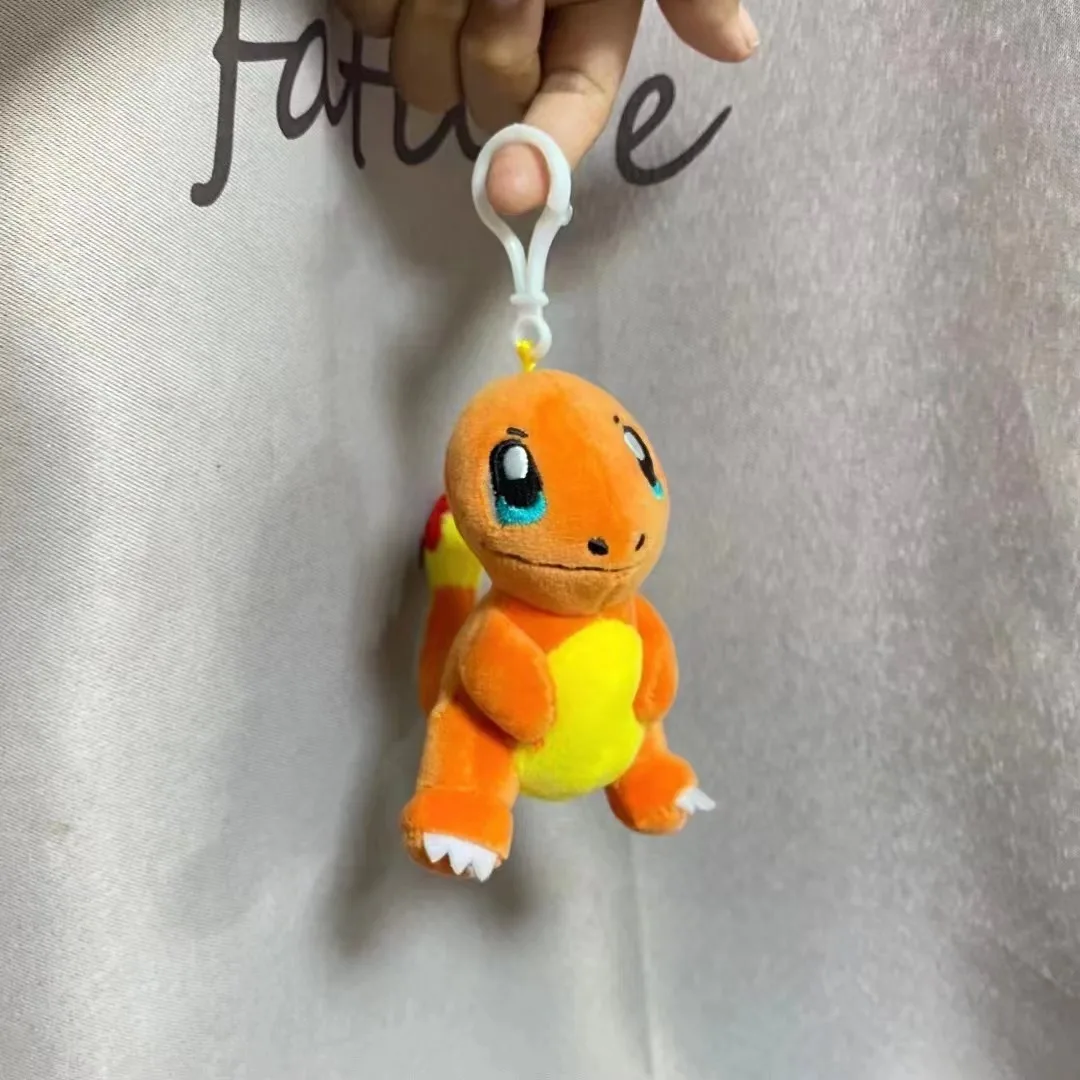 5 stile 10 cm Pokémon bambola di peluche carino Pikachu Psyduck bambola modello portachiavi zaino decorazione ciondolo giocattoli per bambini regali