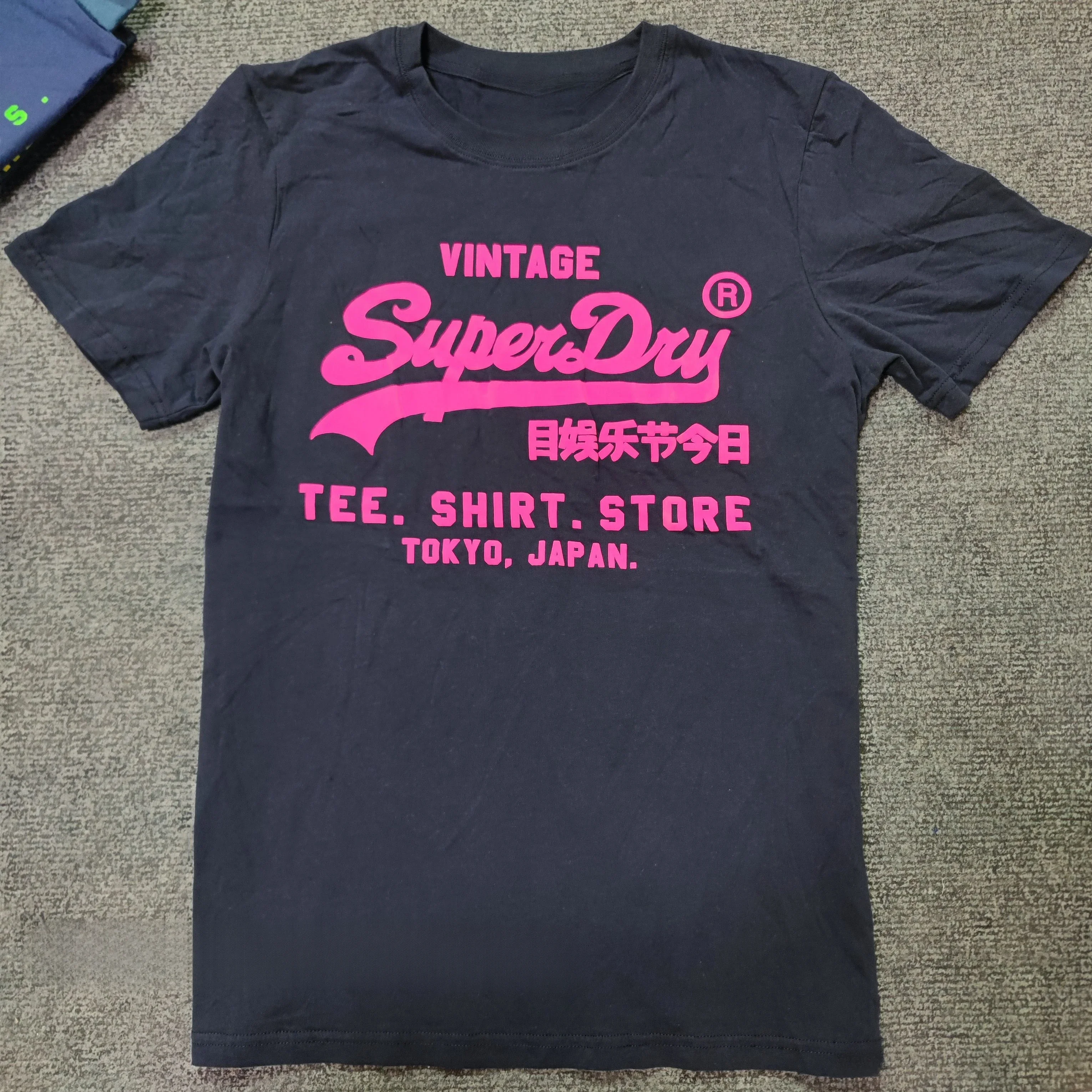 Neues Superdry UK Extremely Dry Herren-Kurzarm-T-Shirt, neuer Sommerstil, lässiges Sport-Rundhals-T-Shirt. – Detail 2
