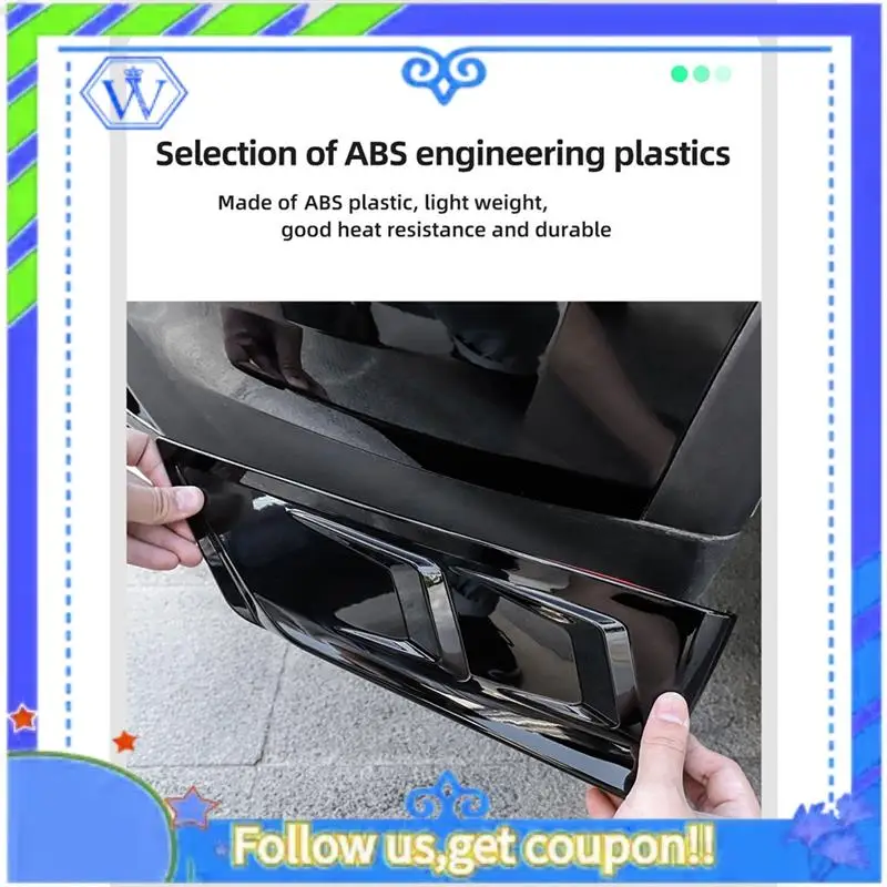 

A55P-Automotive Rear Lip Side Wrap Corner Rear Lip Corner Rear Scoop Wrap Corner Spoiler Trim Accessories For Tesla Model Y