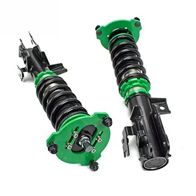 32 Clicks Adjustable Mono-tube Shock Absorber with Assembly Top Mount Coilover Kits for  Scion TC  Powder Metallurgy