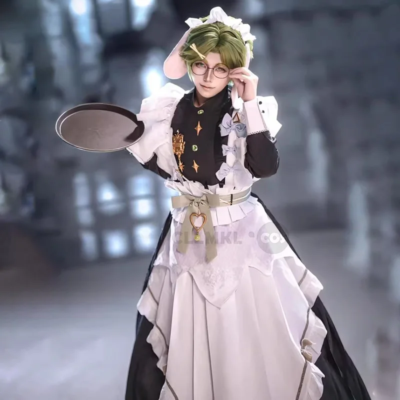 

Nu: Карнавальный костюм оливиновой горничной для косплея, костюм для игры в стиле аниме, вечерняя форма, одежда для ролевых игр, костюмы для взрослых на Хэллоуин