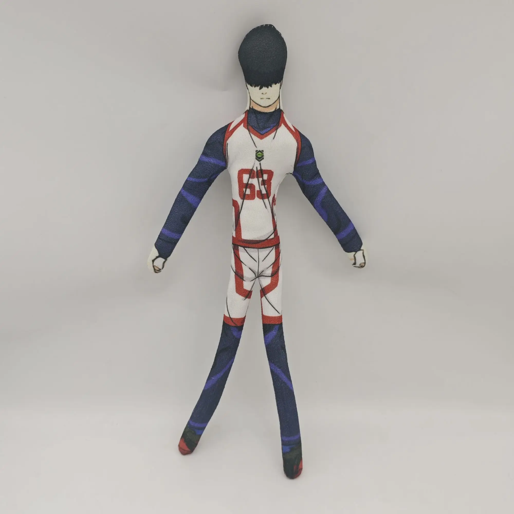 Blue Lock DIY Yoichi Nagi Seishiro Rin Abstract Shaped Plush Doll Built-in Wire Skeleton Freely Poseable Anime Collectible Gift - view 4