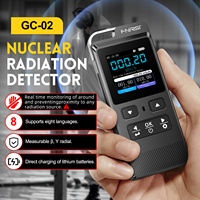 GC-02 Digital Geiger Counter Nuclear Radiation Detector γ-ray β-ray Radioactive Tester Tool Rechargeable Radioactive Dose Tester