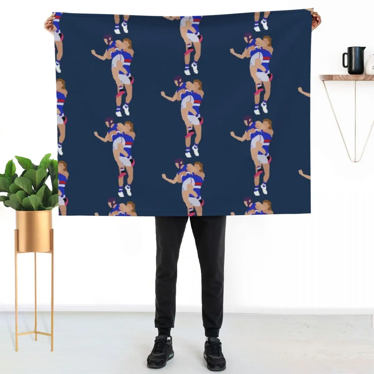 

Aaron Naughton and Caleb Daniel Throw Blanket Durable Warm Blanket for Daily Home Use