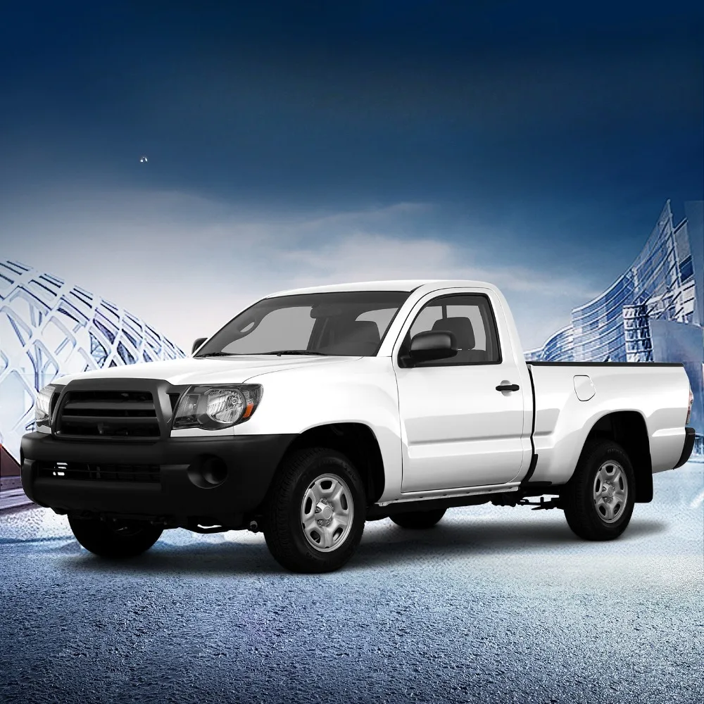 

Headlights Black Housing Clear Lens Lamp for 2005 - 2011 Toyota Tacoma TRD Style