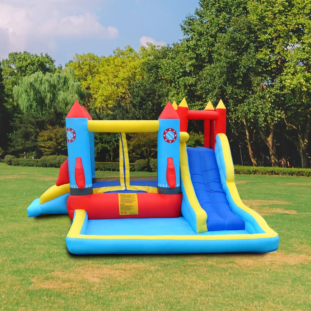 

Customizable Kids Swing Trampoline Inflatable Slide Inflatable Games Bounce Castle Water Slide Water Park