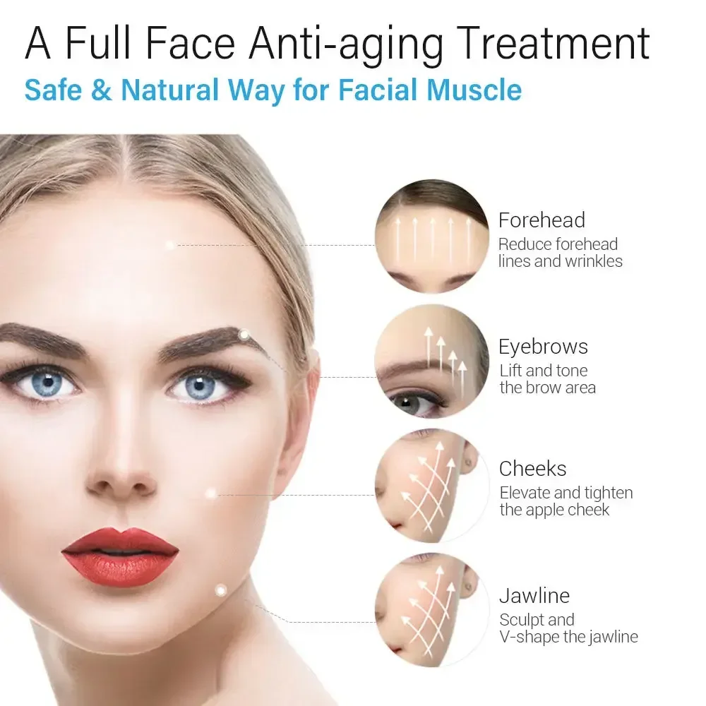 Professional Facial Electrostimulation EMS RF Face Lifting Machine PEFACE Sculpting Pads Massager Device for Beauty Therapy