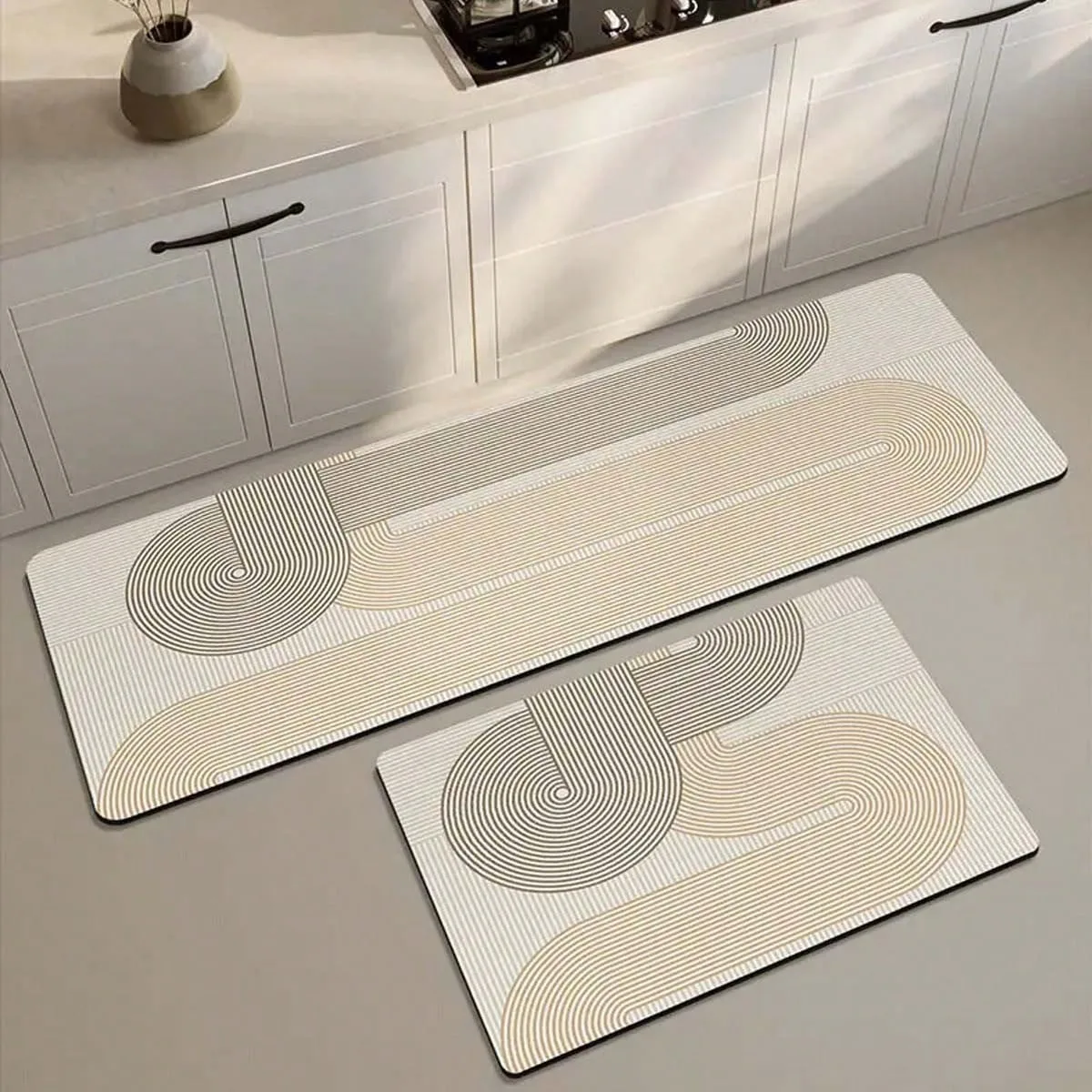 

Kitchen Floor Mat Pvc Waterproof Vinyl Carpet Home Decoration Long Rug Oil-proof Non-slip Foot Mats Custom 주방 카펫 Alfombra Cocina