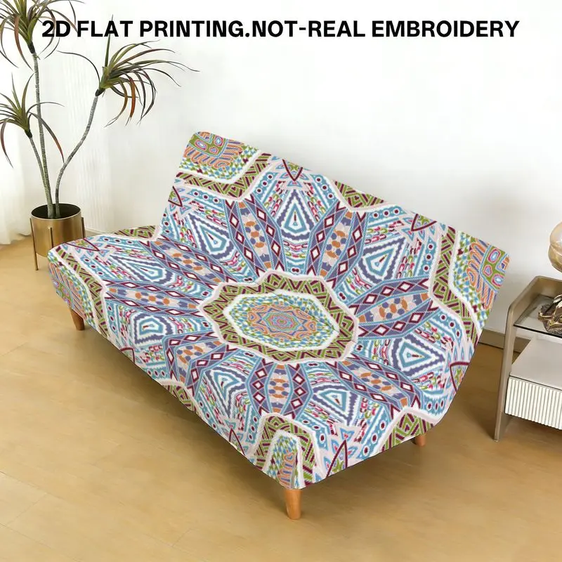 

Симетрический геометрический узор, покрывало для дивана, подходит для гостиной, спальни, дивана-кровати, красивое украшение для дома