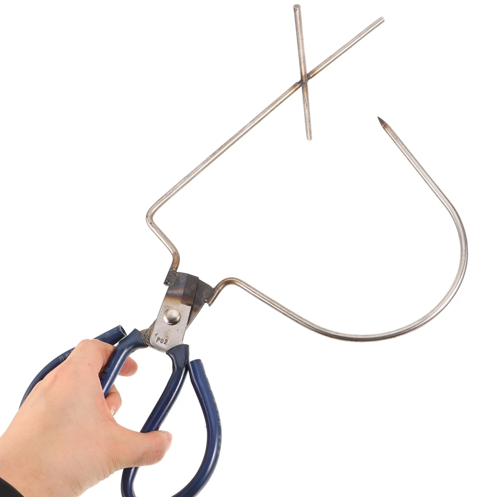 Premium Metal Triangle Glaze Pliers for Pottery and Ceramics, Ideal for Clay Dipping and Glazing