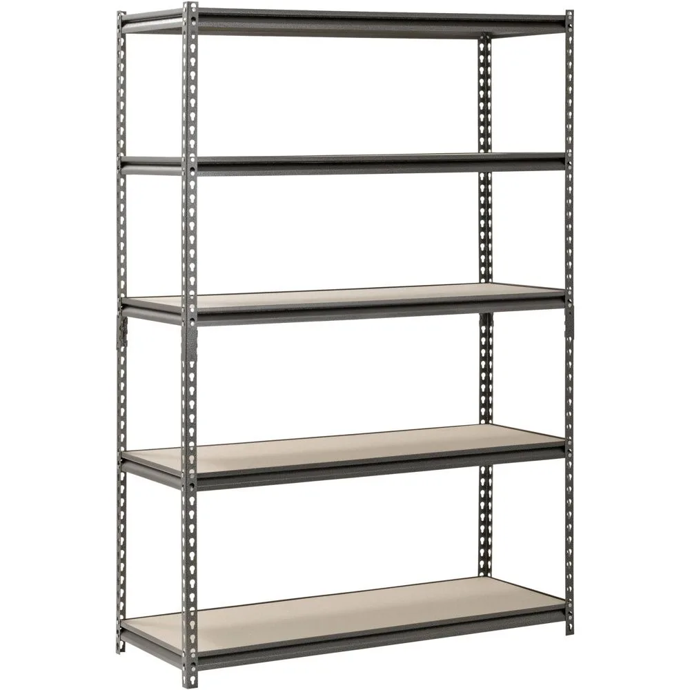 Storage Rack 5 Adjustable Shelves Steel Garage Home Metal Shelf Unit Heavy Duty