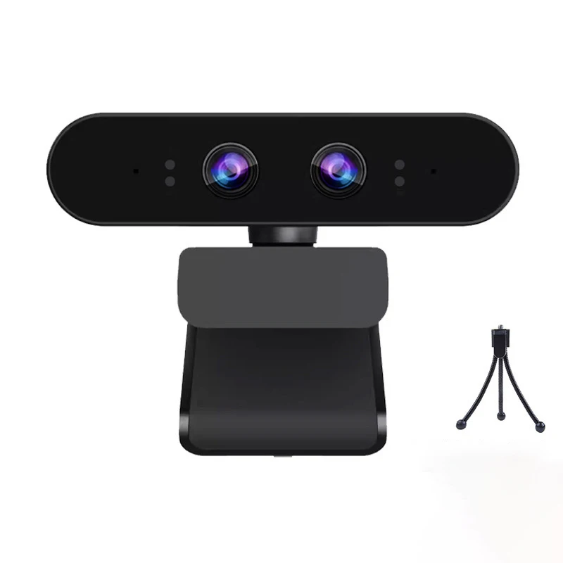 HD 1080P Wide Dynamic Binocular Web Camera 2 Mega Infrared Backlit Facial Recognition Webcam Camera USB Drive Free Module