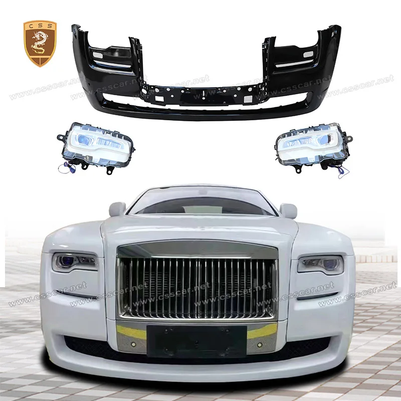 

Передний бампер автомобиля со светодиодным прямым линейным подключением, указатель поворота для Rolls-Royce Ghost ‌ 1-е обновление, 2-е боди на складе