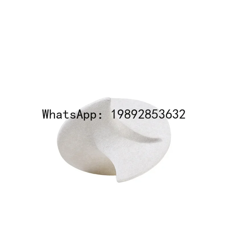 Ceramic Ornaments Geometric Semi-circles Intersect Circular Handicrafts Gyroscope Decorative Figurines Home Decoration