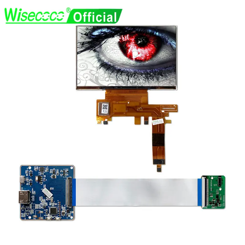 Wisecoco 5 Inch Oled Screen Amoled Display Module 960*544 Mipi Lcd Panel Controller Board 4.95 Inch