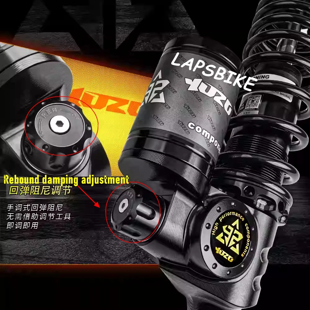 جديد YOZO 270 إلى 360 مللي متر E-سكوتر مانع الصدمات الخلفي لـ NIU Ninebot E80C/E100 MZ/NX ZEEHO AE/5 تعديل الصدمات الخلفية المزدوجة القابلة للتعديل #5