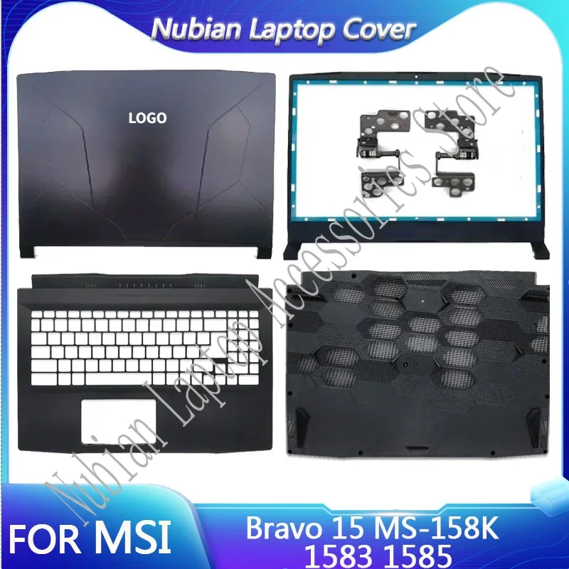 

NEW For MSI Bravo 15 MS-158K 1583 1585 Laptop Frame LCD Back Cover Top Case/Front Frame/Hinges/Palmrest/Bottom Case