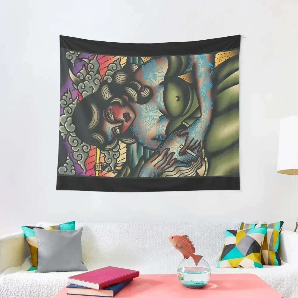 

Rainy day smoke hori version Tapestry Cute Room Decor Things To The Room Wall Decorations Tapestry