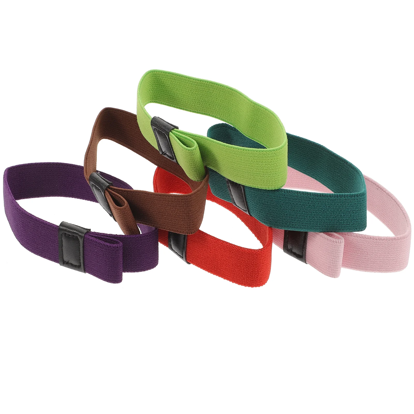 6 Pcs Bento Box Strap Lunch Boxes Compartments Lunchbox Band Storage Containers Food with Lids Reusable Straps Elastic Rubber