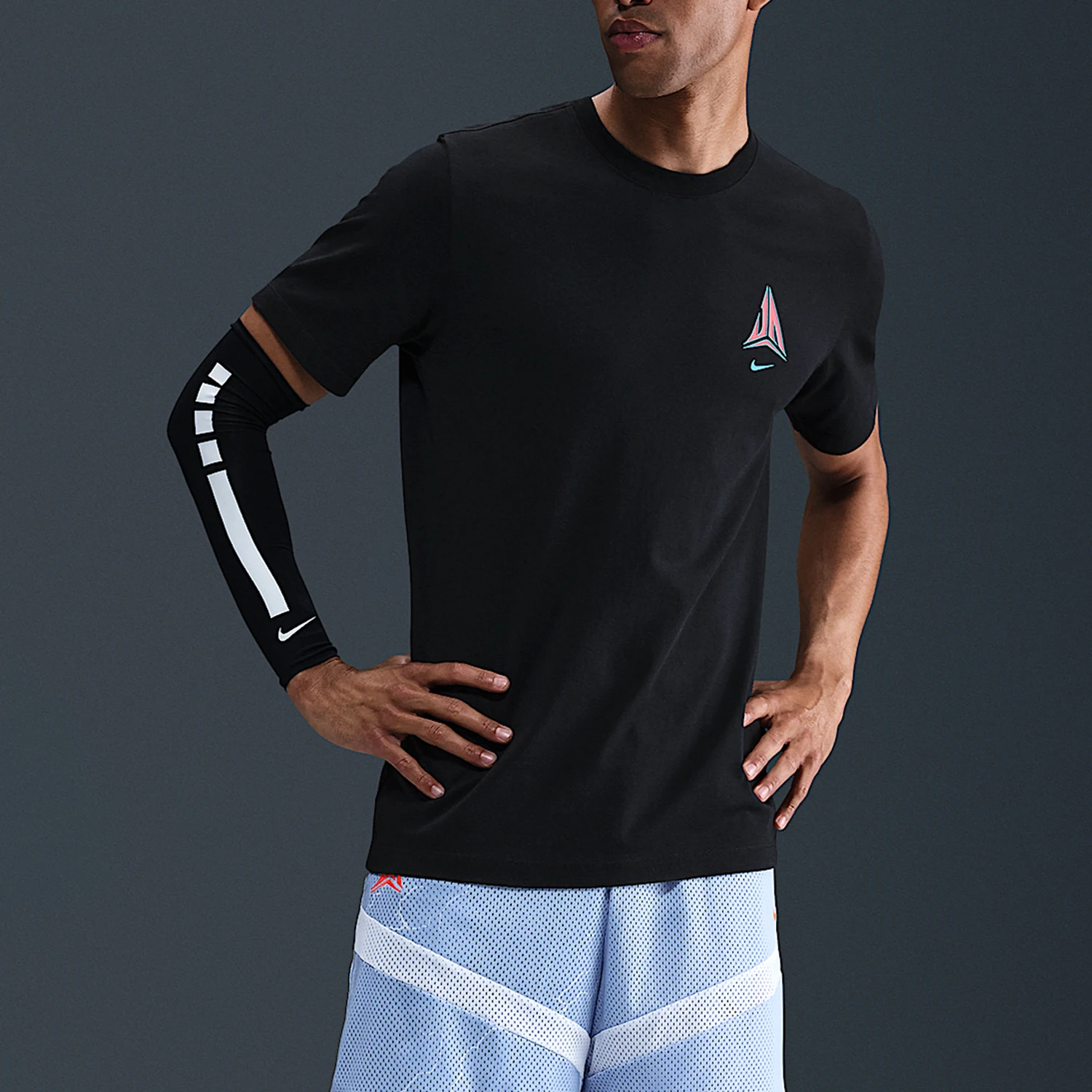 

Nike genuine 2025 Summer Men's Knit Breathable Sports T-Shirt HV1691-010